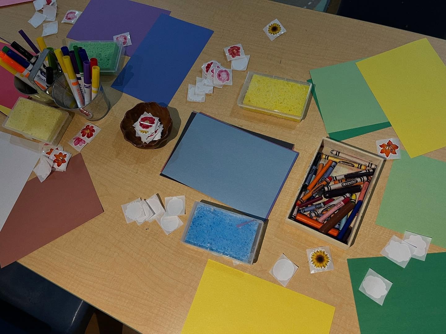 What we&rsquo;ve been up to recently:

1. Art table - invitation to create 
2. Animal manipulative sorting
3. Play dough! 
4. Finger painted butterflies 

#tigerlilypreschool #tigerlilypreschoollearning