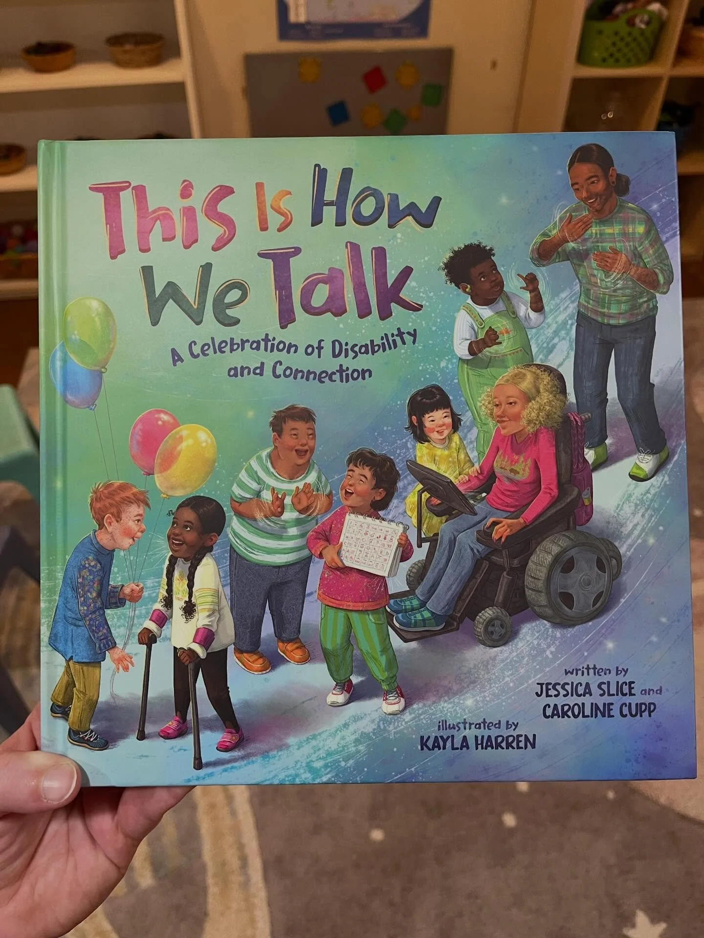 🌈 BOOK SPOT LIGHT 🌈 

&ldquo;This is How We Talk: A Celebration of Disability and Connection&rdquo; by Jessica Slice &amp; Caroline Cupp, illustrated by Kayla Harren

&ldquo;We sign, write, clap! We tap, stim, scream! So many ways to talk and joke,