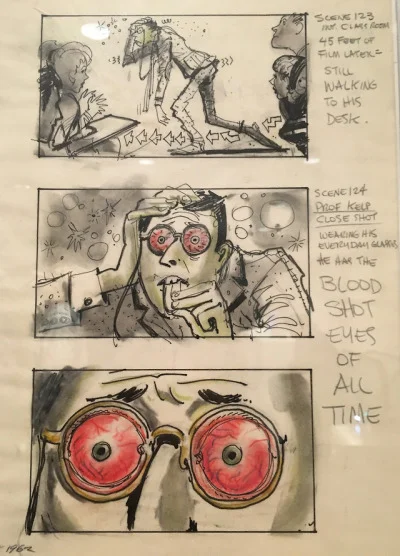 John Lauris Jensen storyboards for The Nutty Professor