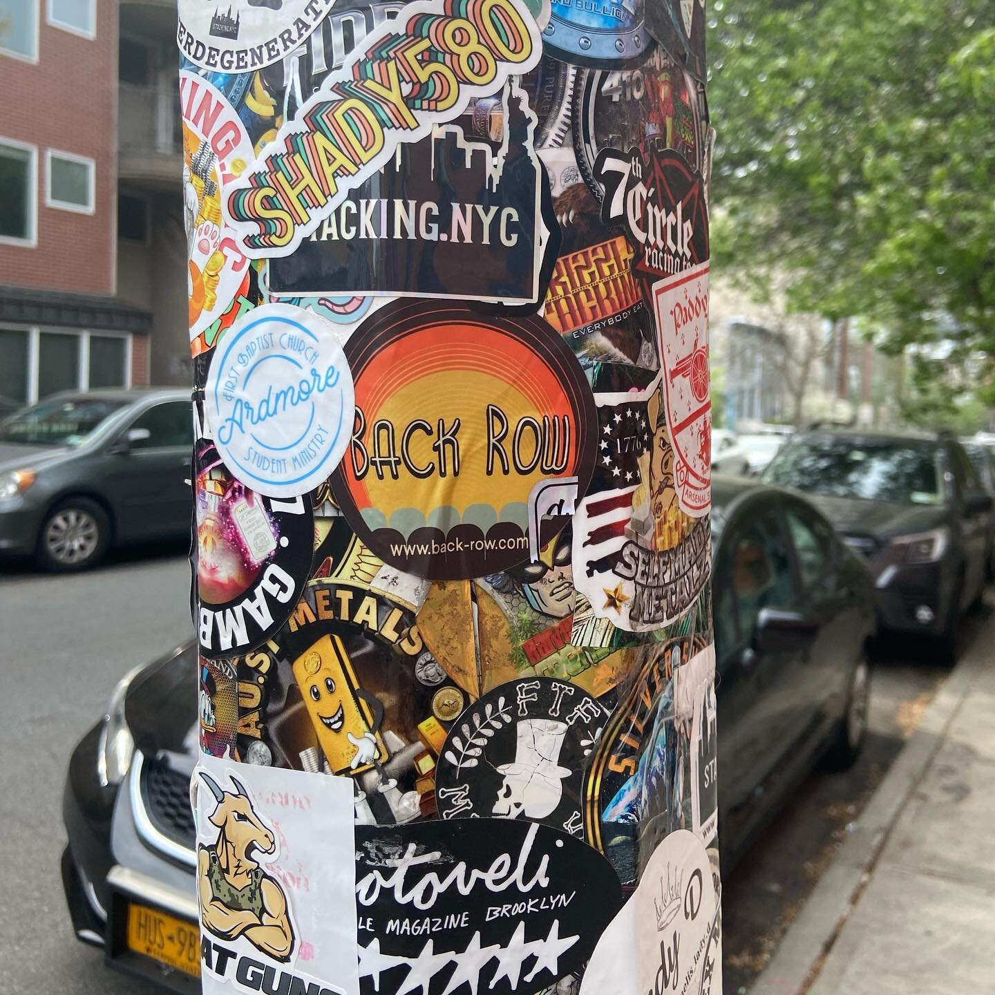 Spotted in Brooklyn&hellip; 

#backrow #spotted #swag #stickerslap #sticker