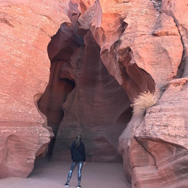 It was worth every minute of the 4.5 hour drive. .
.
.
#antelopecanyon #springbreak2019 #lifewithboys #nofilterneeded