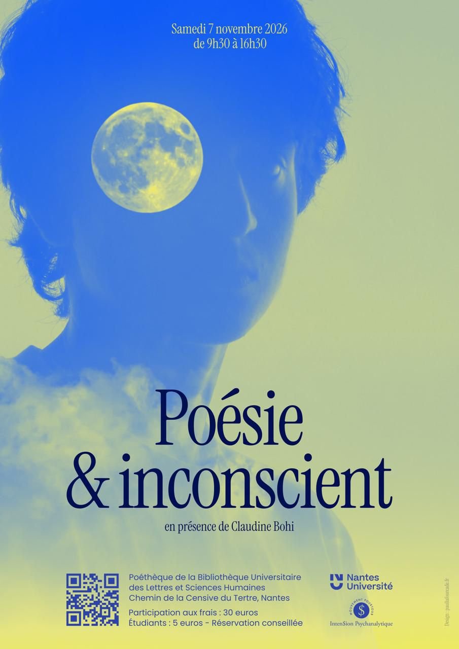 Poésie et Inconscient - Journée Pourtour à Nantes le 7 novembre 2026
