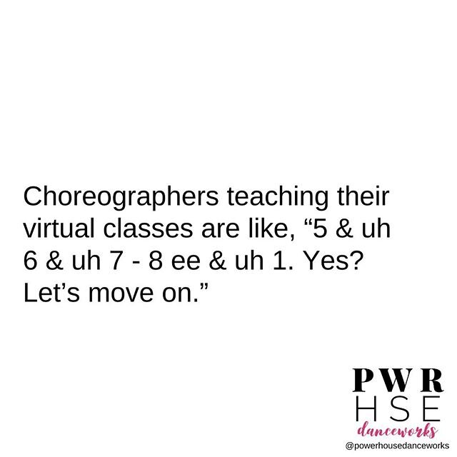 🙄🤷🏼&zwj;♀️👯&zwj;♀️ Leave an emoji of your FACE if you&rsquo;ve been there! ⬇️
⠀
📲 Do you want to learn a combo on IG LIVE? Let us know!
⠀
&bull;
&bull;
&bull;

#powerhousedanceworks #christiechoreo #dancequotes #funnydancequotes #funnydancememes