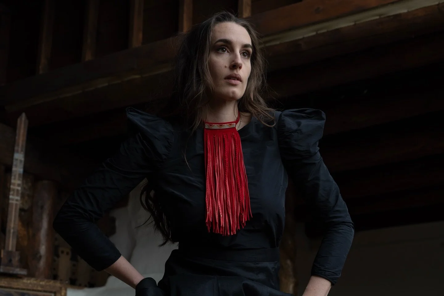 The DEVOTION collection is dropping on my website April 24th ❤️&zwj;🔥 &hellip;.here is your very first official sneak peek&hellip;

Photographed at @taosartmuseum by @erica_arvizu 
with @salomesunshinee and @magentamagik 

I can&rsquo;t wait to shar