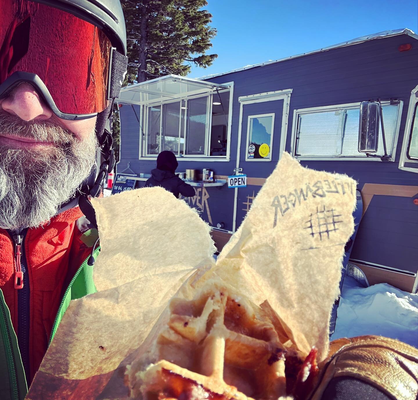 Waffle was 🔥🔥 #mtbachelor #bangin #IYKYK