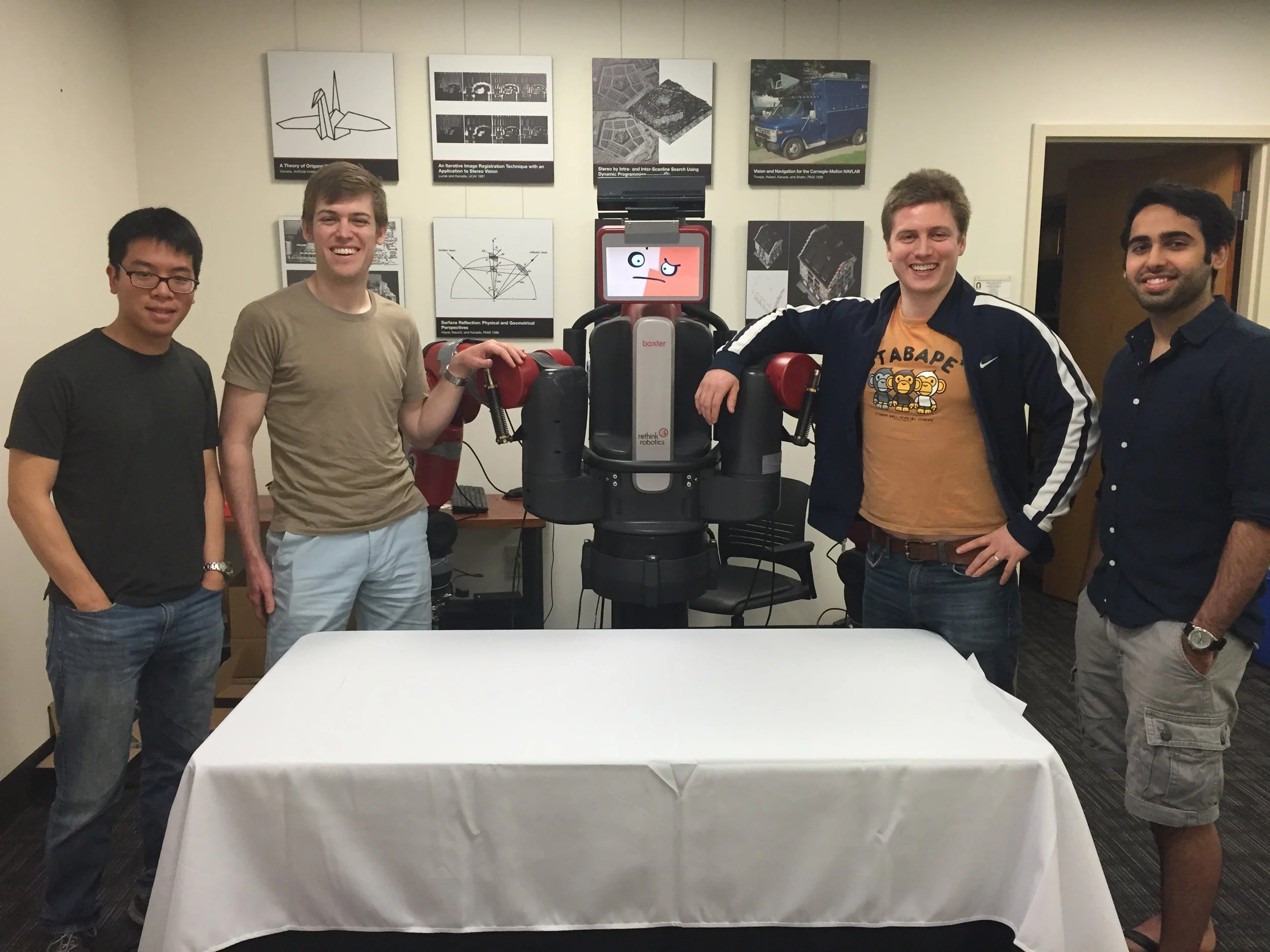 Alvin Chou, Gene Merewether, Mitch Kosowski, Gautam Narang - Robotics Engineers