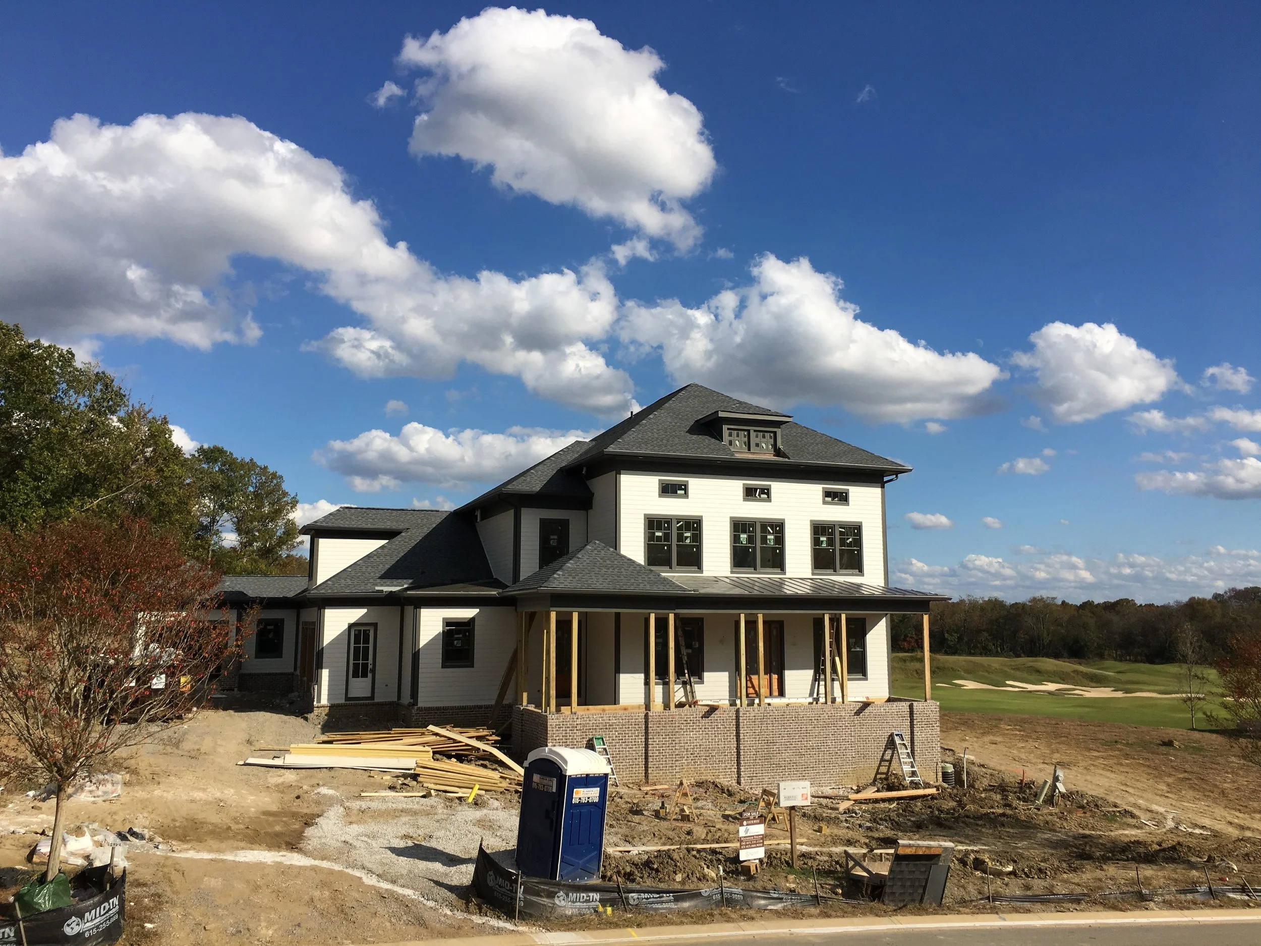 Available home with golf course views. Currently under construction. 