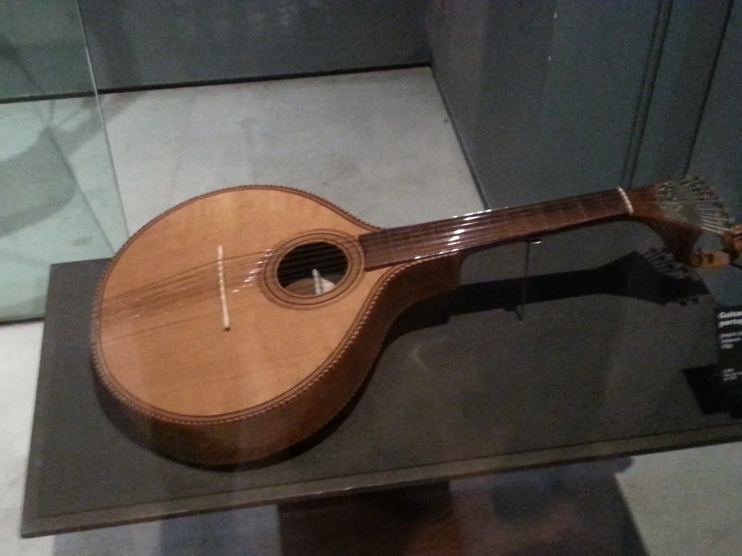 Here we see a Portuguese Guitar.