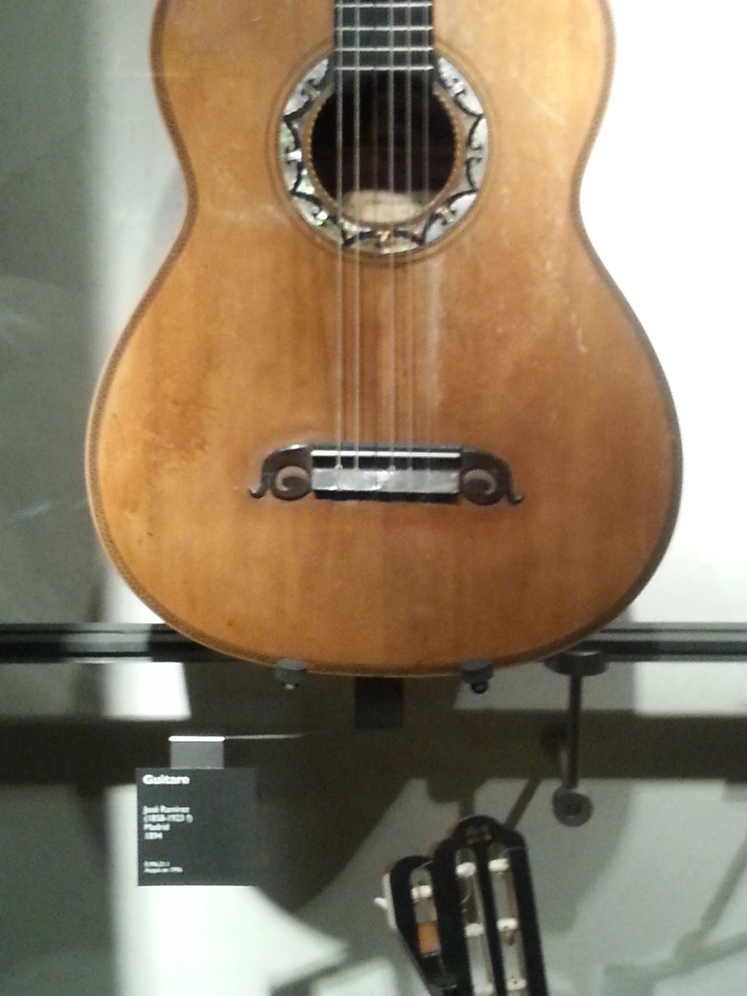 Some Cool Mother of Pearl in the rosette of this guitar!
