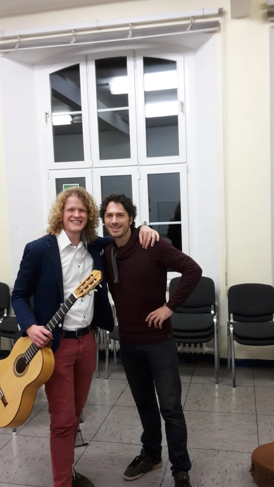 With dear friend Reentko Dirks.