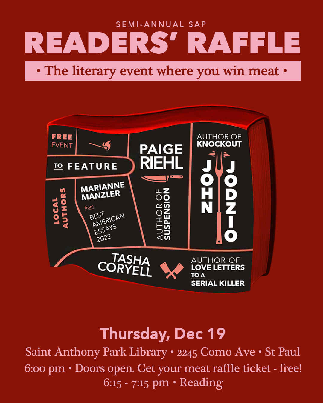 Readers' Raffle @ St. Anthony Park Library