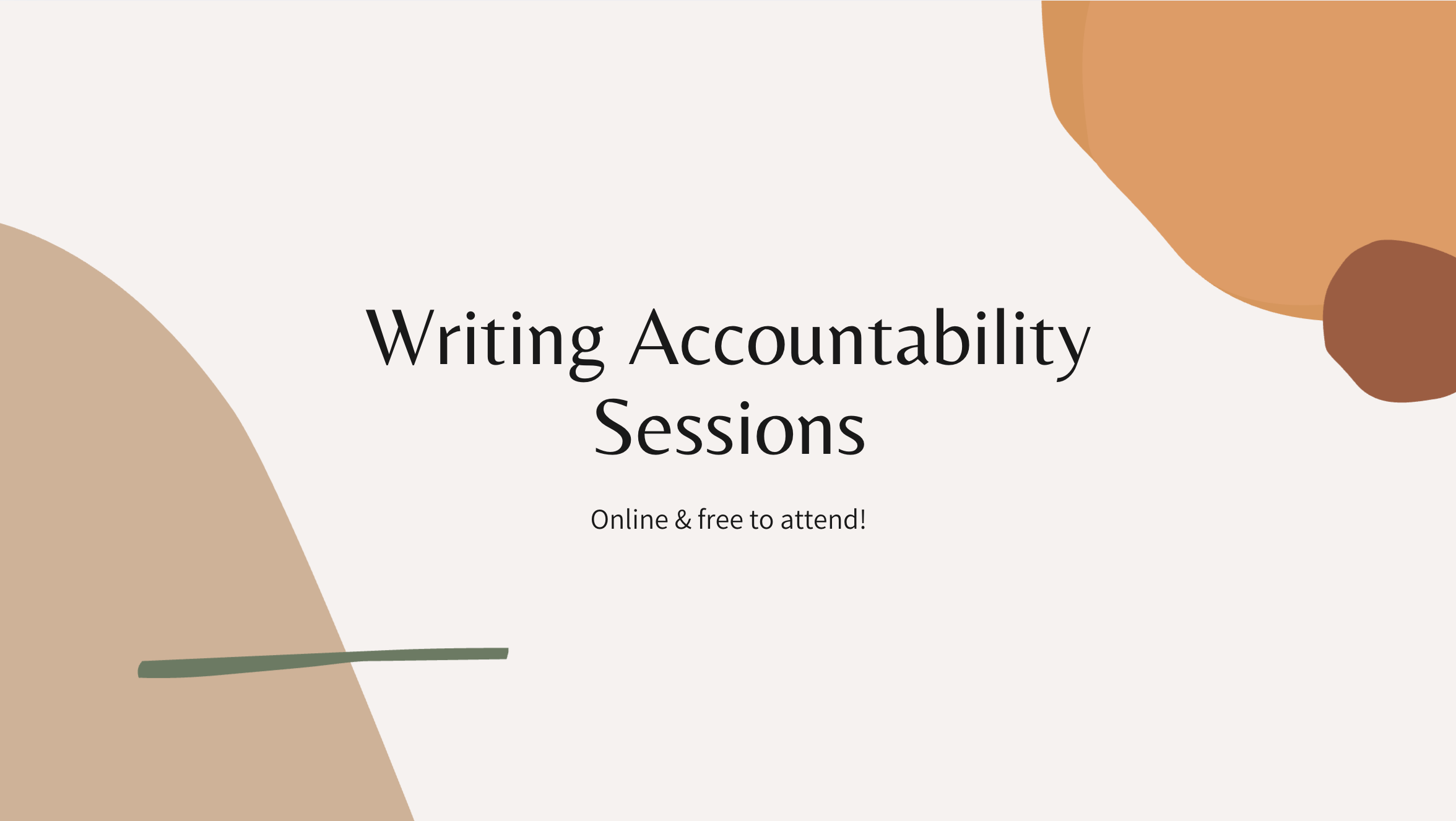 Writing Accountability Session