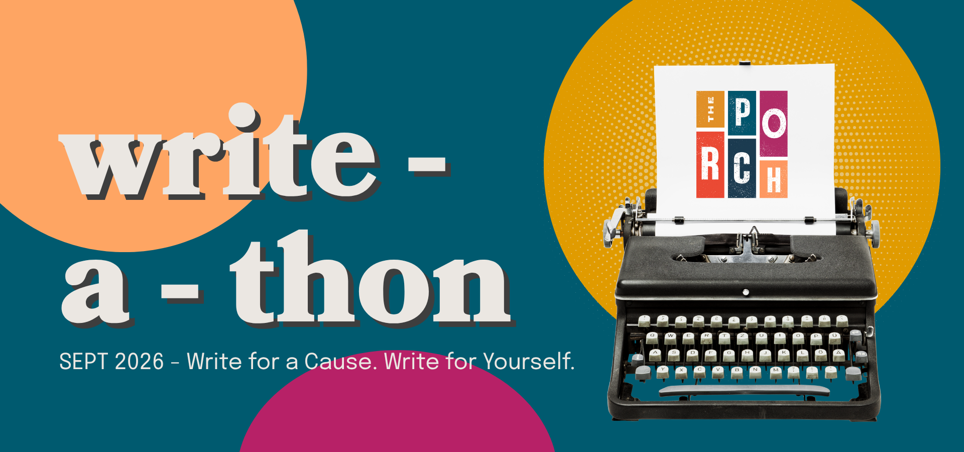 The Porch’s Write-A-Thon