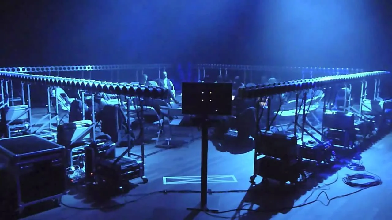 Figure 9 - The world's only transportable Wave Field Synthesis system, from ‘The Game Of Life’ (gameoflife.nl), was stationed in Amsterdam for the ‘Focused Sound in Sonic Space’ event in 2011.
