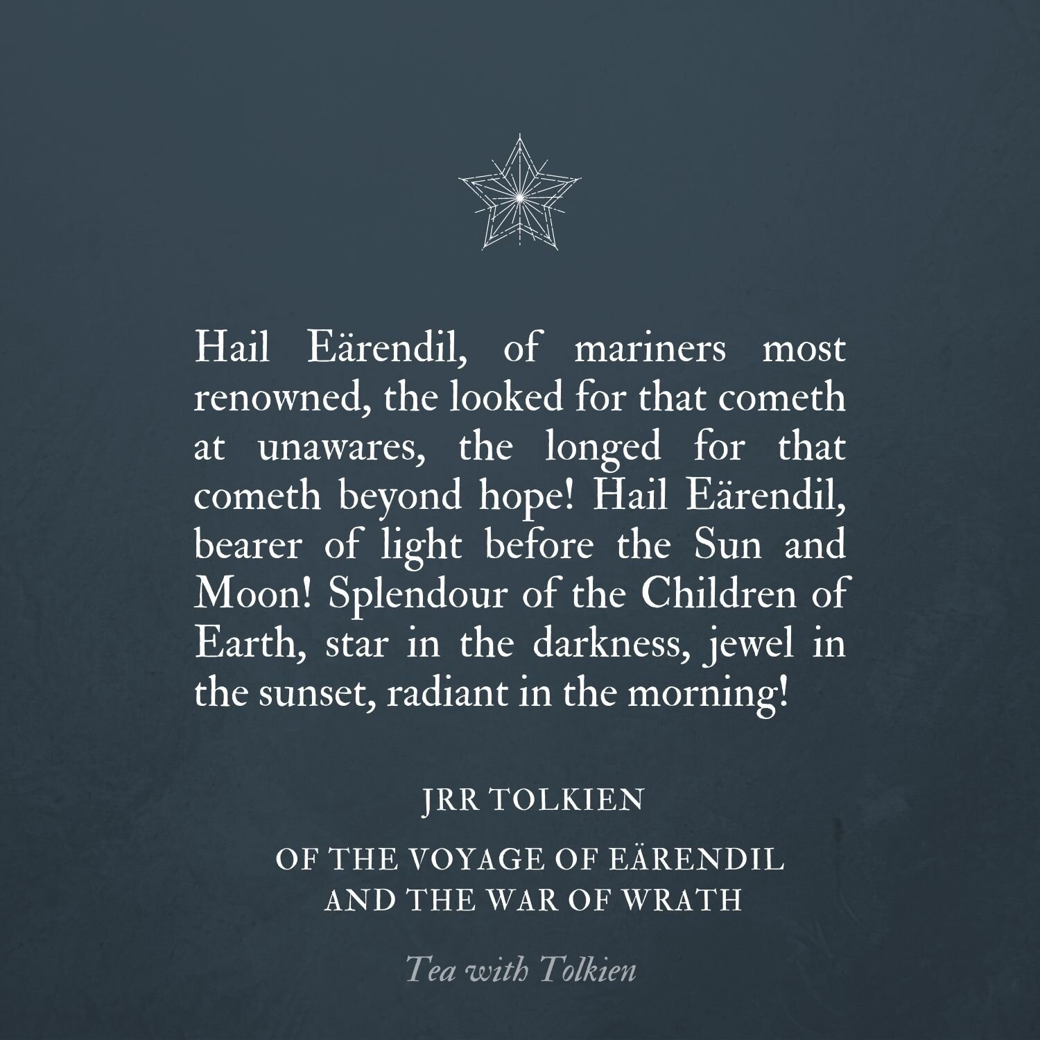 the voyage of earendil poem