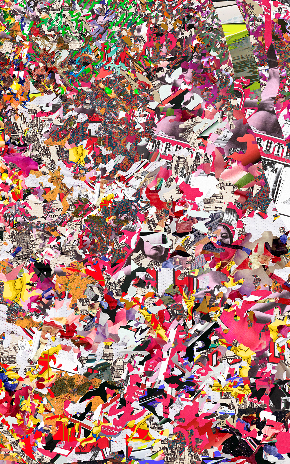 Case Simmons, Simmons & Burke, Cherry Bomb, Dutchmasters, Kohn Gallery, Pigment Print, Digital Collage, Digital Art, Photoshop Collage, Contemporary Collage, Photoshop Actions, Case Simmons Art