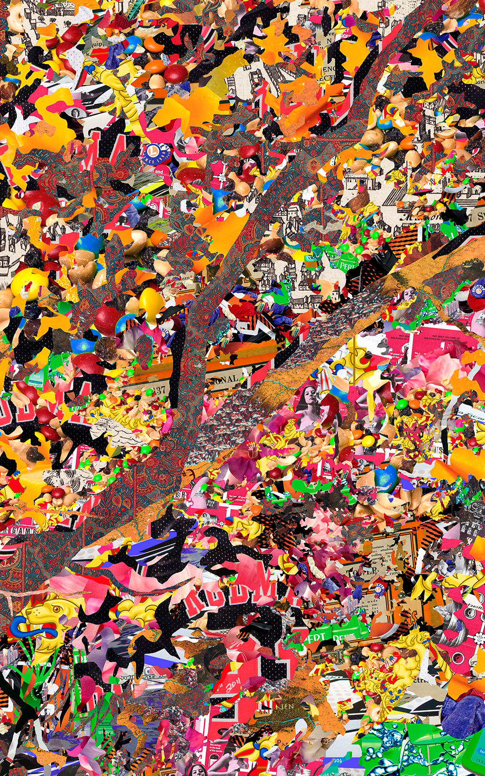 Case Simmons, Simmons & Burke, Cherry Bomb, Dutchmasters, Kohn Gallery, Pigment Print, Digital Collage, Digital Art, Photoshop Collage, Contemporary Collage, Photoshop Actions, Case Simmons Art, Collage Fine Art