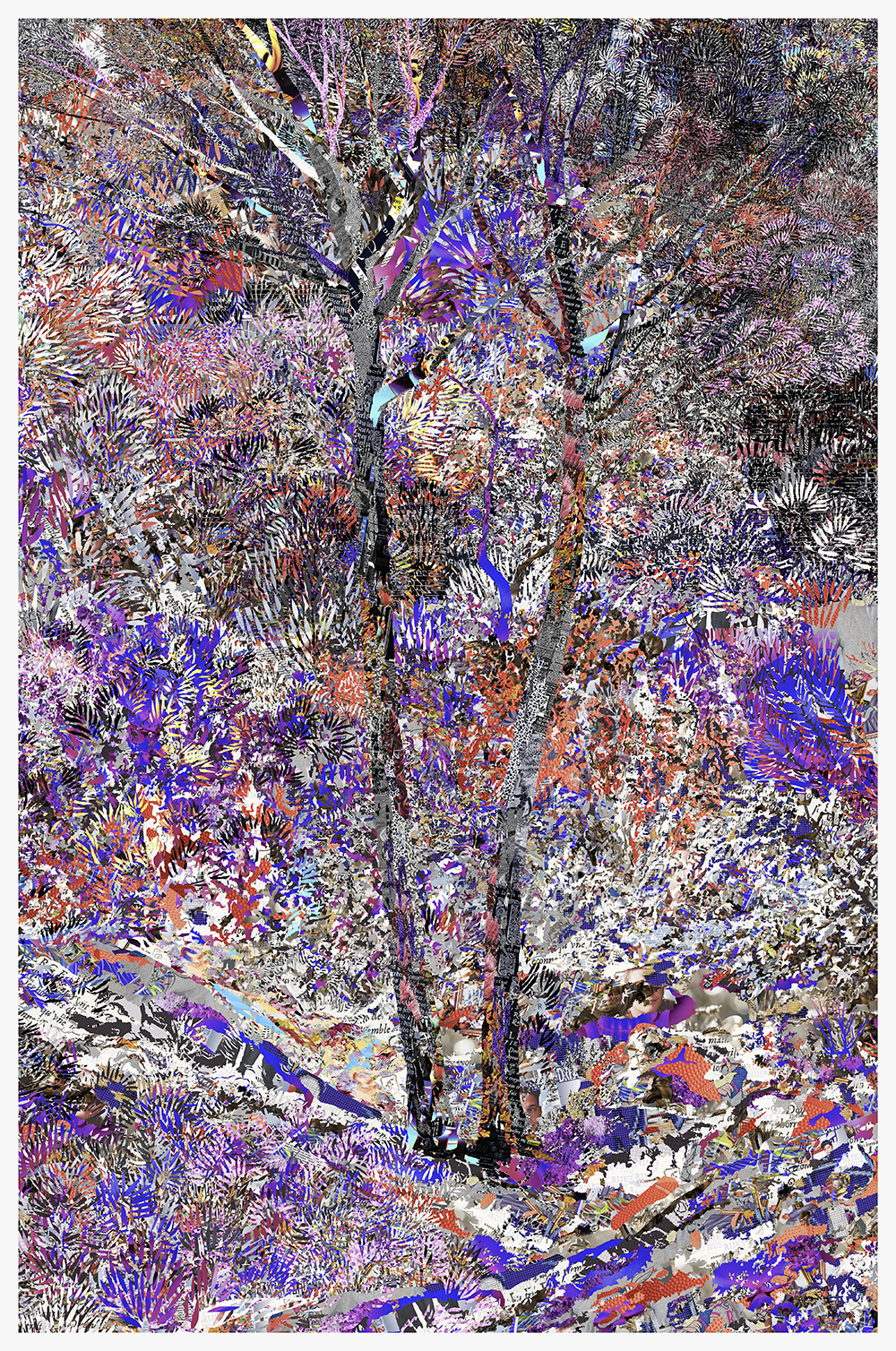 Case Simmons, Simmons & Burke, Blue JuJu, Dutchmasters, Kohn Gallery, Pigment Print, Digital Collage, Digital Art, Photoshop Collage, Contemporary Collage, Photoshop Actions, Case Simmons Art, Collage Fine Art, Digital Landscape