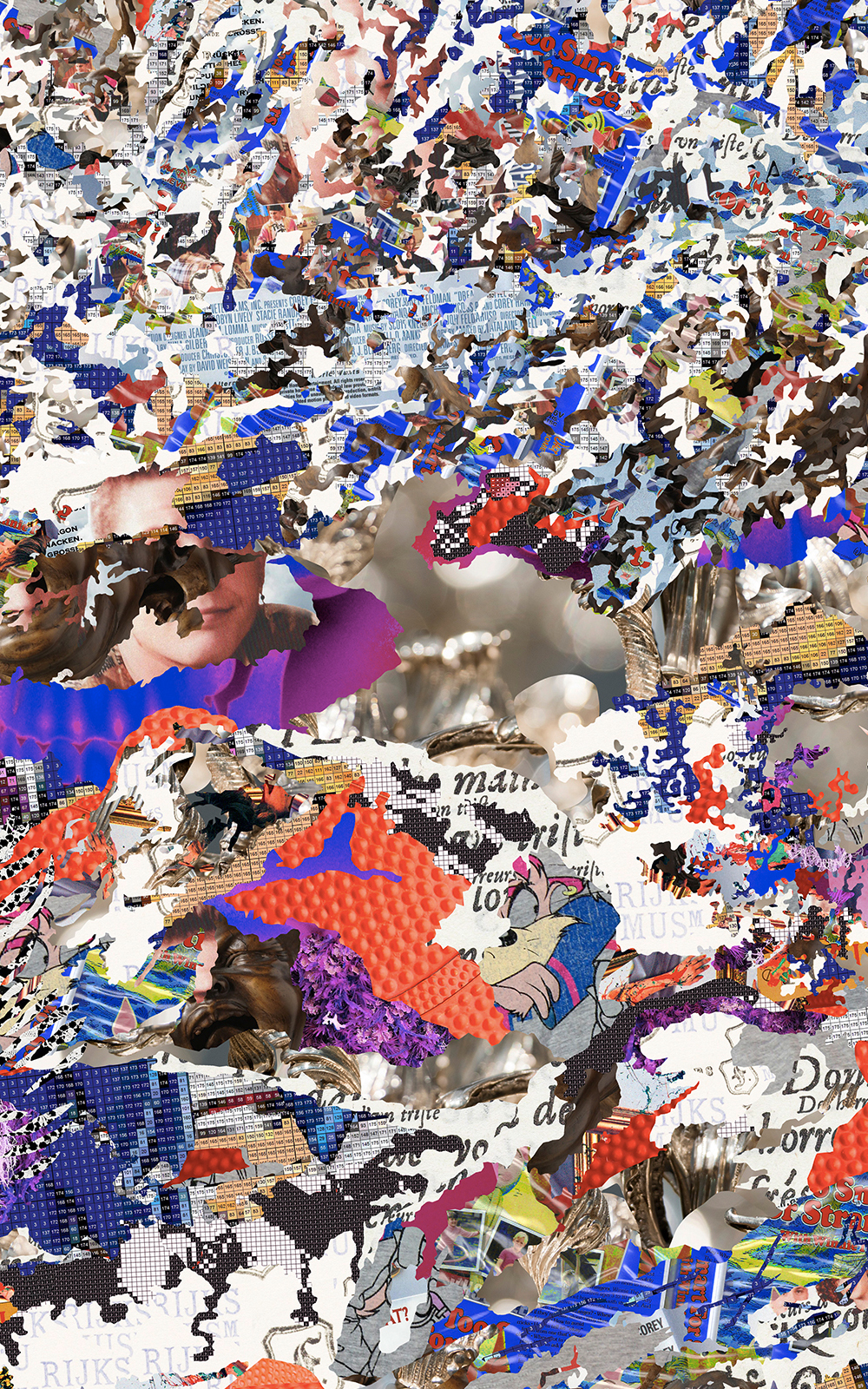 Case Simmons, Simmons & Burke, Blue JuJu, Dutchmasters, Kohn Gallery, Pigment Print, Digital Collage, Digital Art, Photoshop Collage, Contemporary Collage, Photoshop Actions, Case Simmons Art, Collage Fine Art, Digital Landscape