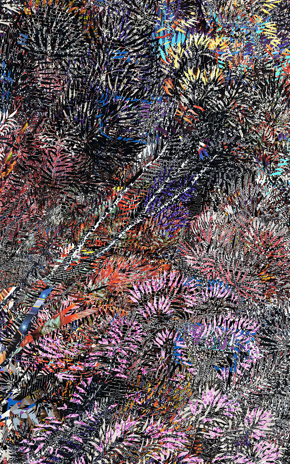 Case Simmons, Simmons & Burke, Blue JuJu, Dutchmasters, Kohn Gallery, Pigment Print, Digital Collage, Digital Art, Photoshop Collage, Contemporary Collage, Photoshop Actions, Case Simmons Art, Collage Fine Art, Digital Landscape