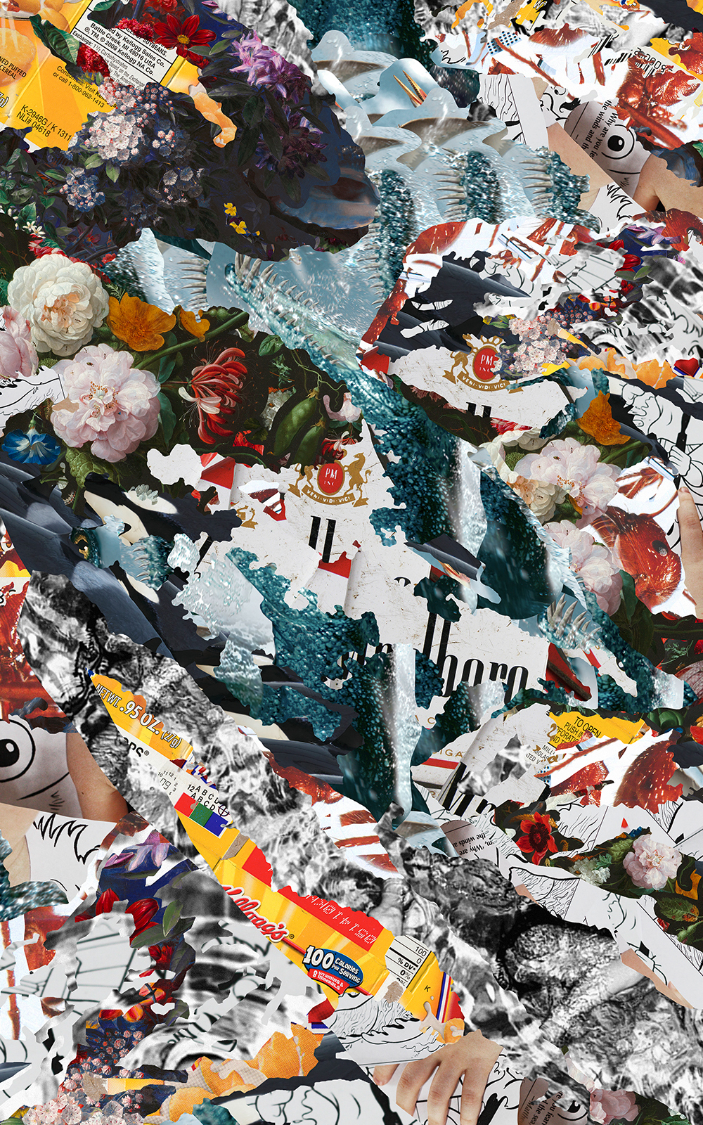 Case Simmons, Simmons & Burke, Cognac XO, Dutchmasters, Kohn Gallery, Pigment Print, Digital Collage, Digital Art, Photoshop Collage, Contemporary Collage, Photoshop Actions, Case Simmons Art, Collage Fine Art, Digital Landscape