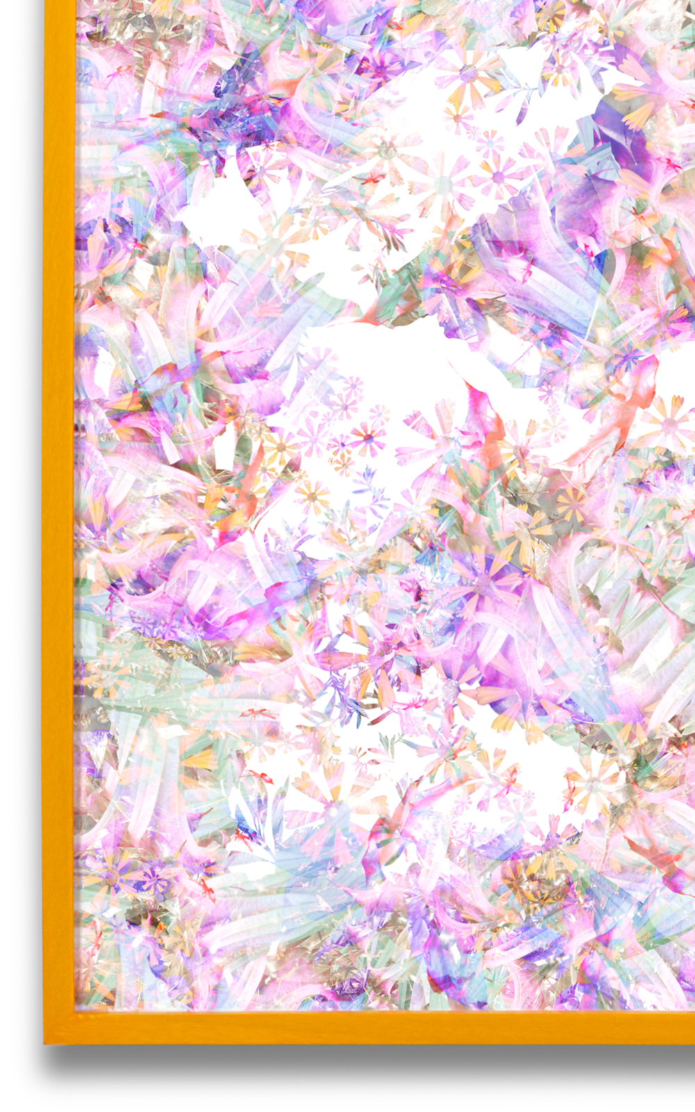 Case Simmons, Simmons & Burke, Angel Tears, Still Lives and Common Names, Metallic Print, Digital Collage, Digital Art, Photoshop Collage, Contemporary Collage, Case Simmons Art, Collage Fine Art, Abstract Digital Collage, Kohn Gallery