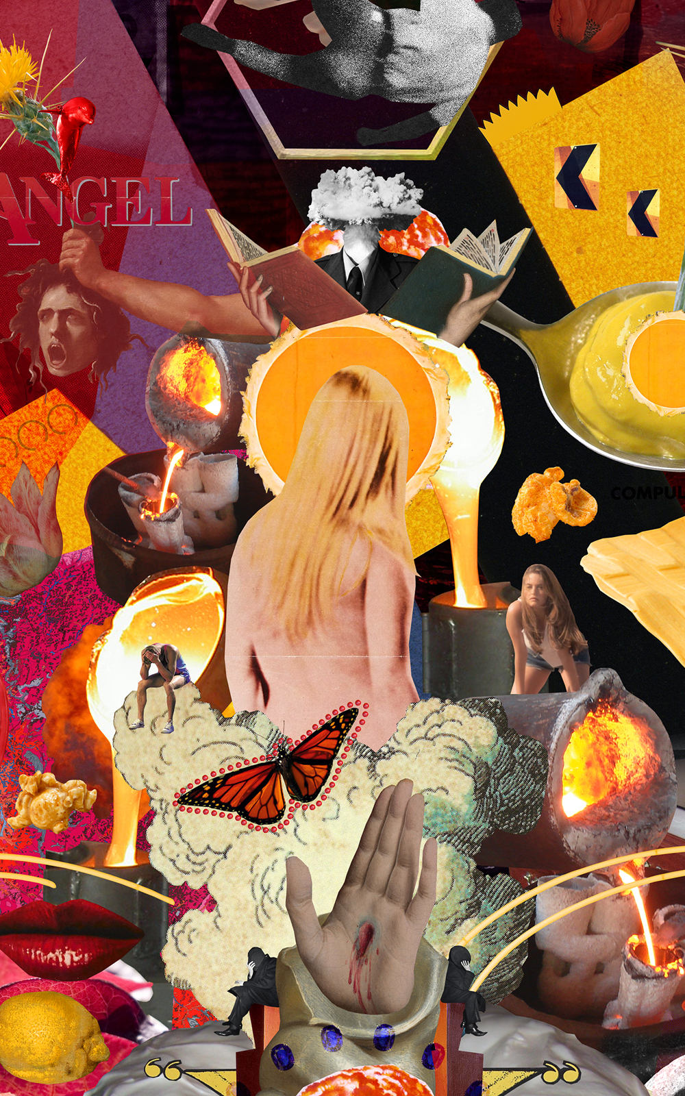 Case Simmons, Simmons & Burke, If Not Summer #1, Kohn Gallery, Hieronymus Bosch, Lightjet Print, Digital Collage, Digital Art, Photoshop Collage, Contemporary Collage, Case Simmons Art, Case Simmons Artist, Collage Fine Art, Hyper Collage, Future Collage