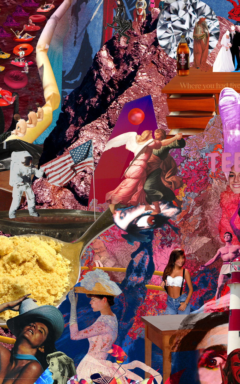 Case Simmons, Simmons & Burke, If Not Summer #1, Kohn Gallery, Hieronymus Bosch, Lightjet Print, Digital Collage, Digital Art, Photoshop Collage, Contemporary Collage, Case Simmons Art, Case Simmons Artist, Collage Fine Art, Hyper Collage, Future Collage