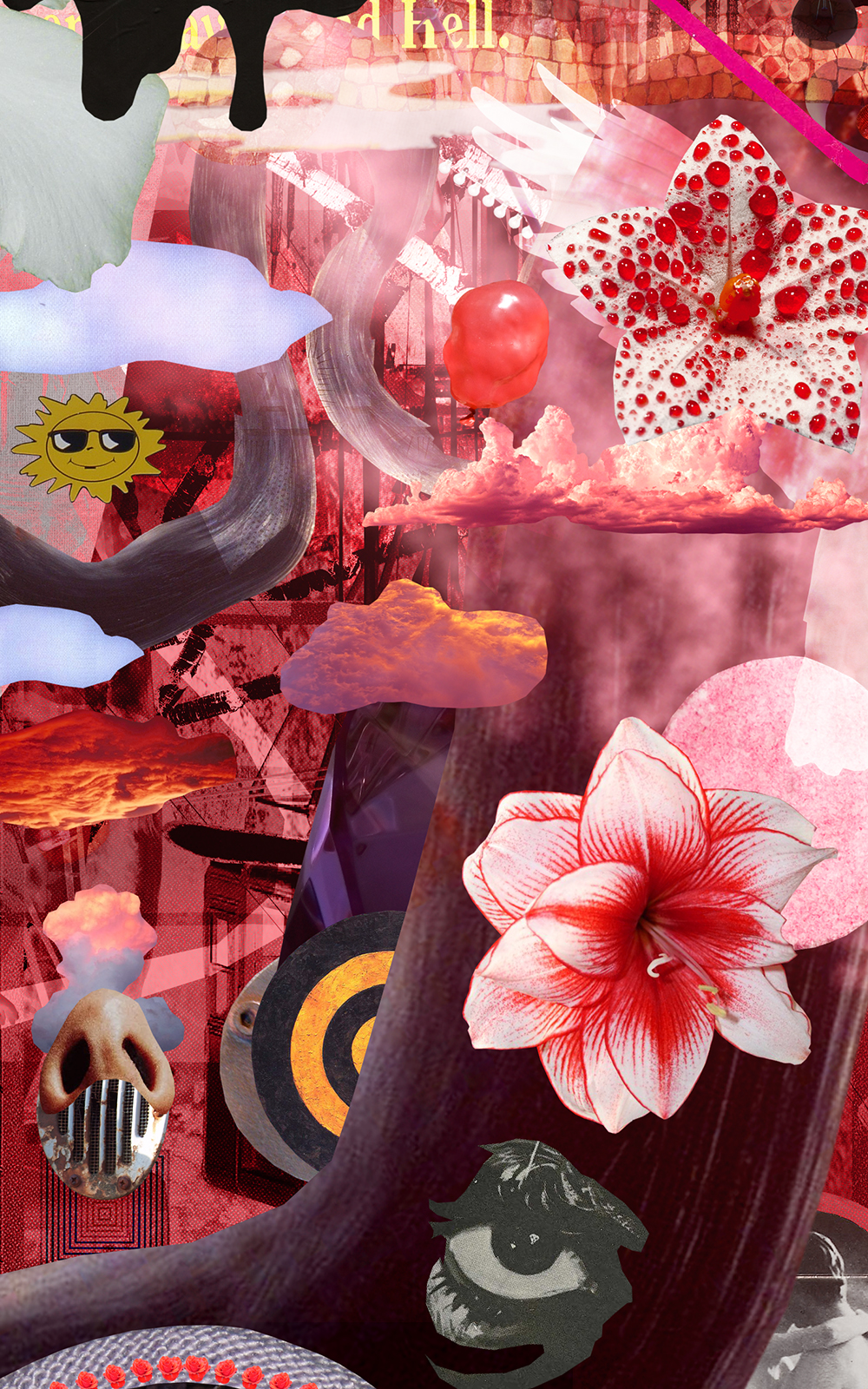 Case Simmons, Simmons & Burke, If Not Summer #3, Kohn Gallery, Hieronymus Bosch, Lightjet Print, Digital Collage, Digital Art, Photoshop Collage, Contemporary Collage, Case Simmons Art, Case Simmons Artist, Collage Fine Art, Hyper Collage, Future Collage, Digital Landscape