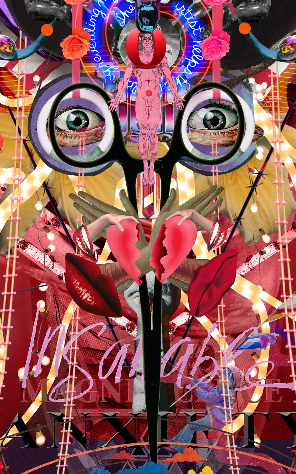 Case Simmons, Simmons & Burke, If Not Summer #3, Kohn Gallery, Hieronymus Bosch, Lightjet Print, Digital Collage, Digital Art, Photoshop Collage, Contemporary Collage, Case Simmons Art, Case Simmons Artist, Collage Fine Art, Hyper Collage, Future Collage, Digital Landscape