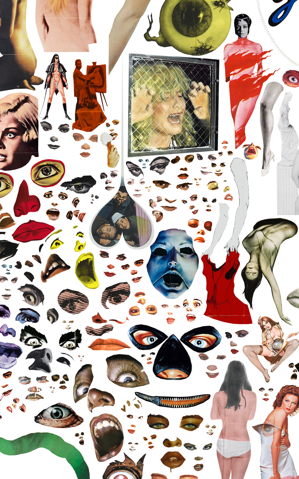 Case Simmons, Simmons & Burke, B-Movie Palette, Kohn Gallery, Cult Films, Lightjet Print, Digital Collage, Digital Art, Photoshop Collage, Contemporary Collage, Case Simmons Art, Case Simmons Artist, Collage Fine Art, Hyper Collage