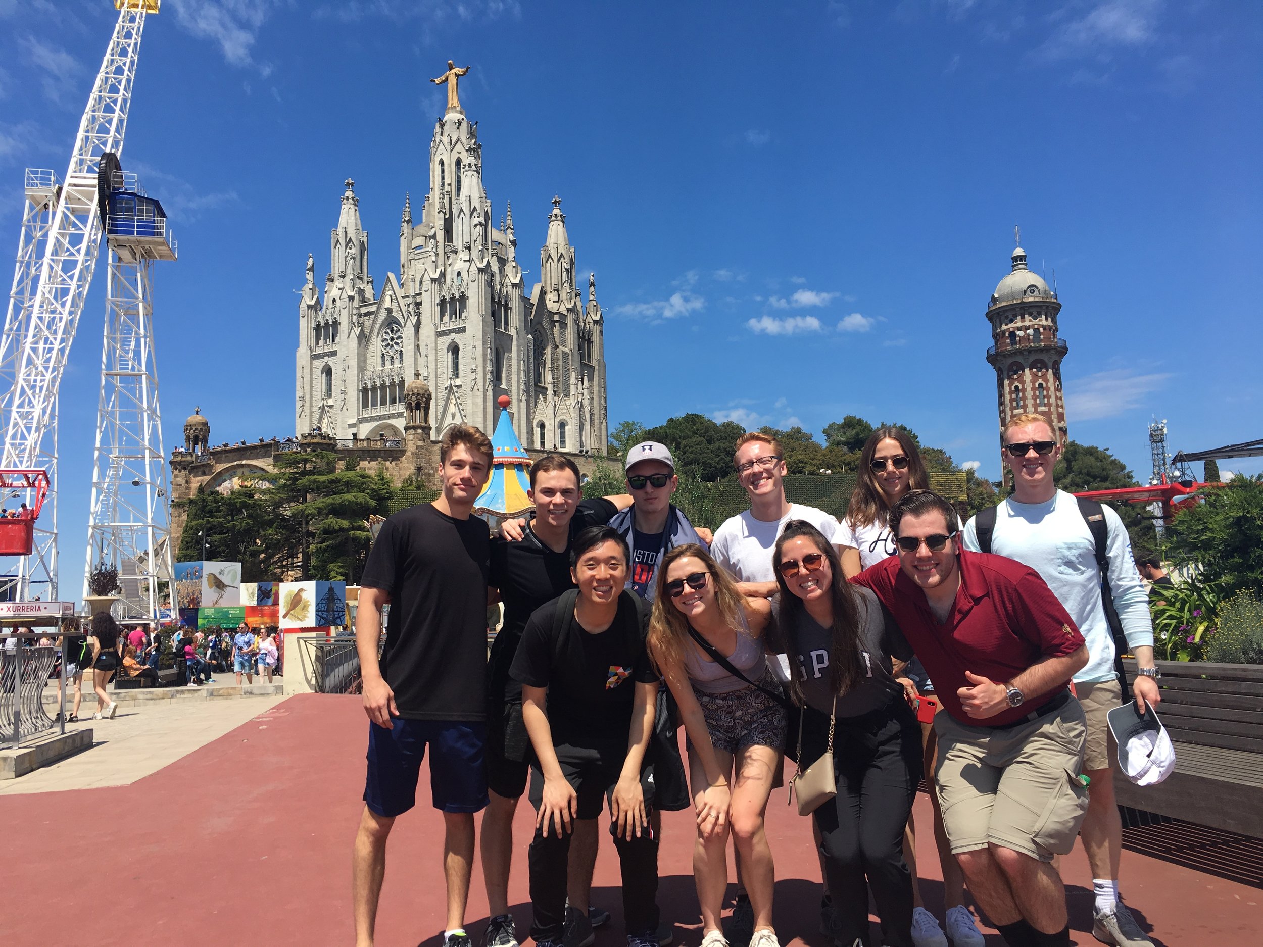 2019 Fellows on Mount Tibidado near Barcelona.