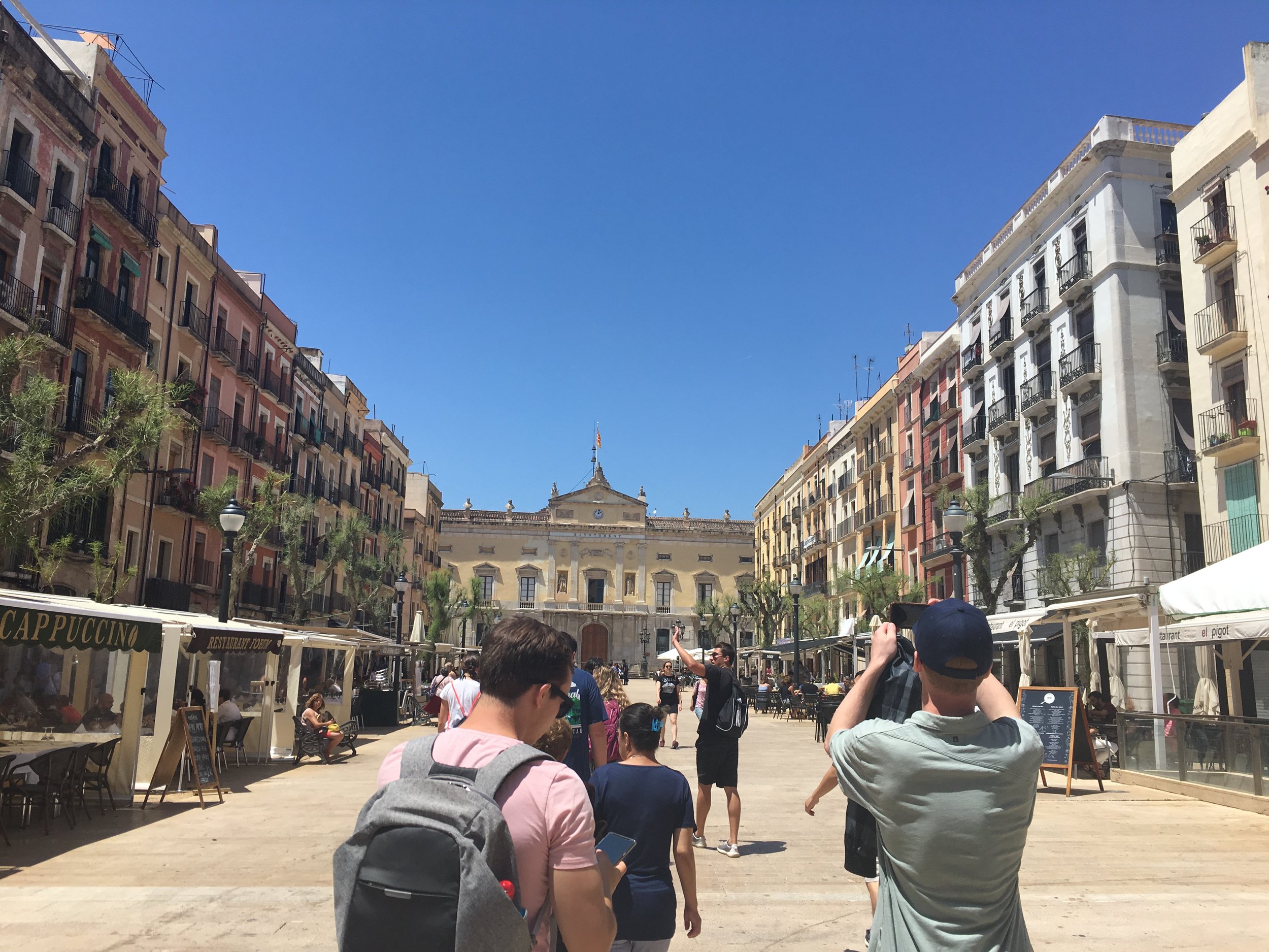 Fellows enjoy a weekend excursion to Tarragona, an ancient coastal city to the south of Barcelona, July 2019. (Copy)
