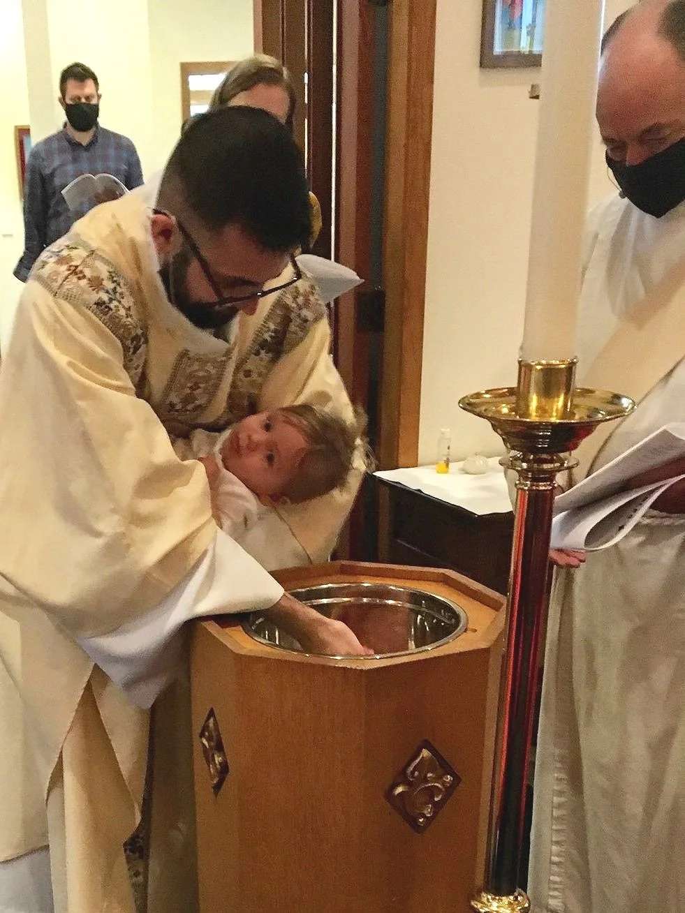 Michael Stephen Recinella, son of Fr. Chris &amp; Hannah Recinella, St. Charles Anglican, Bremerton, WA - baptized November 7, 2021
