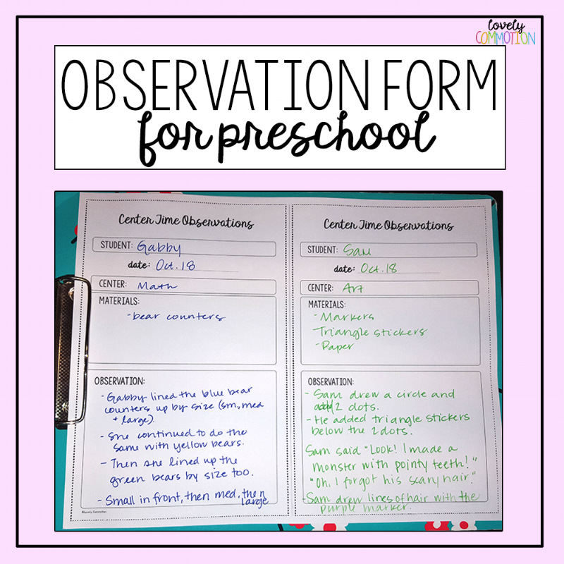 module 06 assignment child observation worksheet