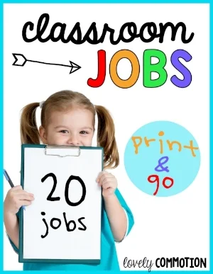 Preschool Classroom Jobs