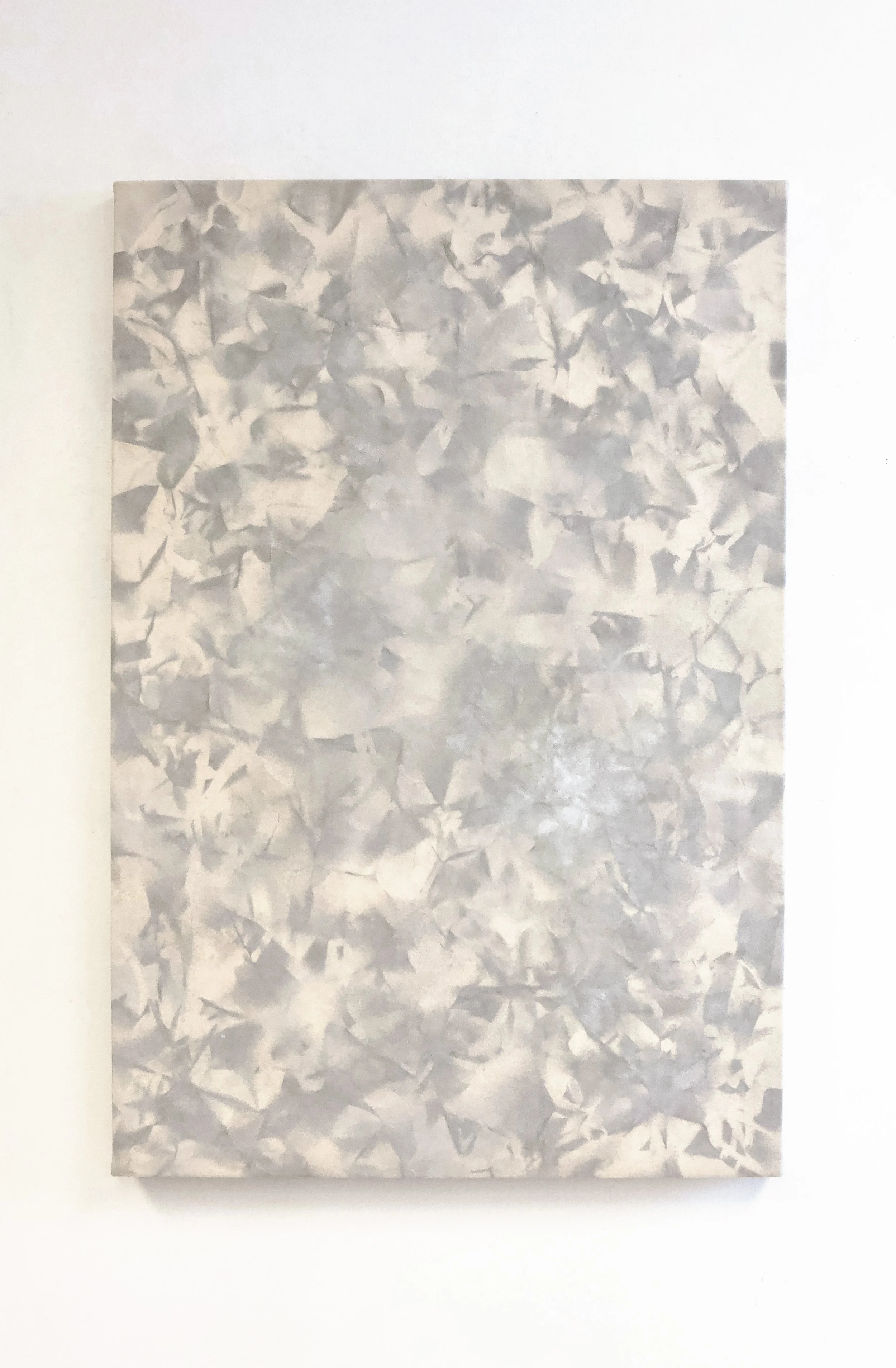  spray paint on canvas on panel, 36×24, 2024 