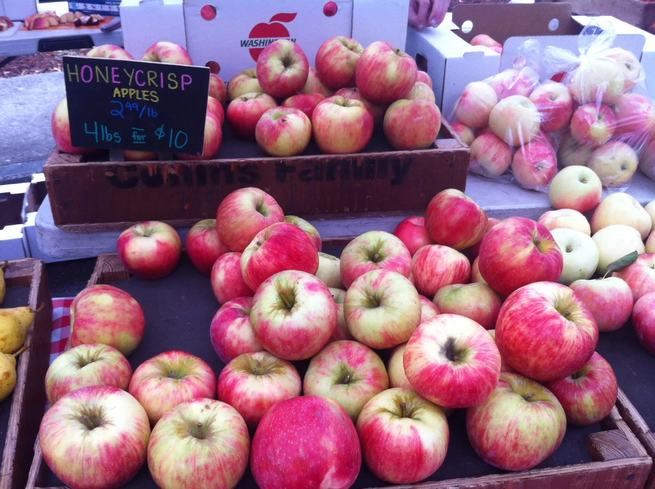 Apples, Peaches, Pumpkin Pie