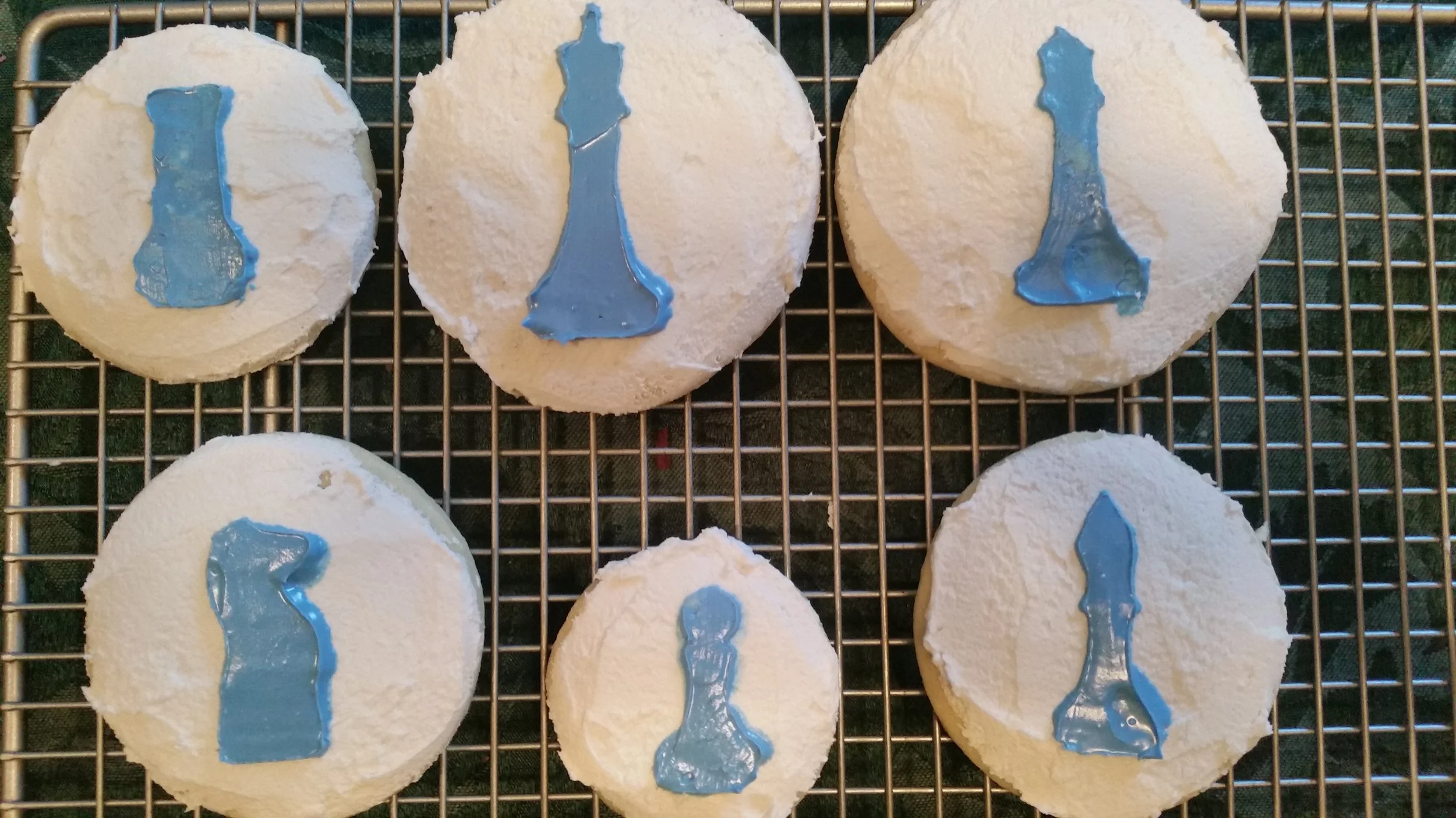 The finished product: blue team
