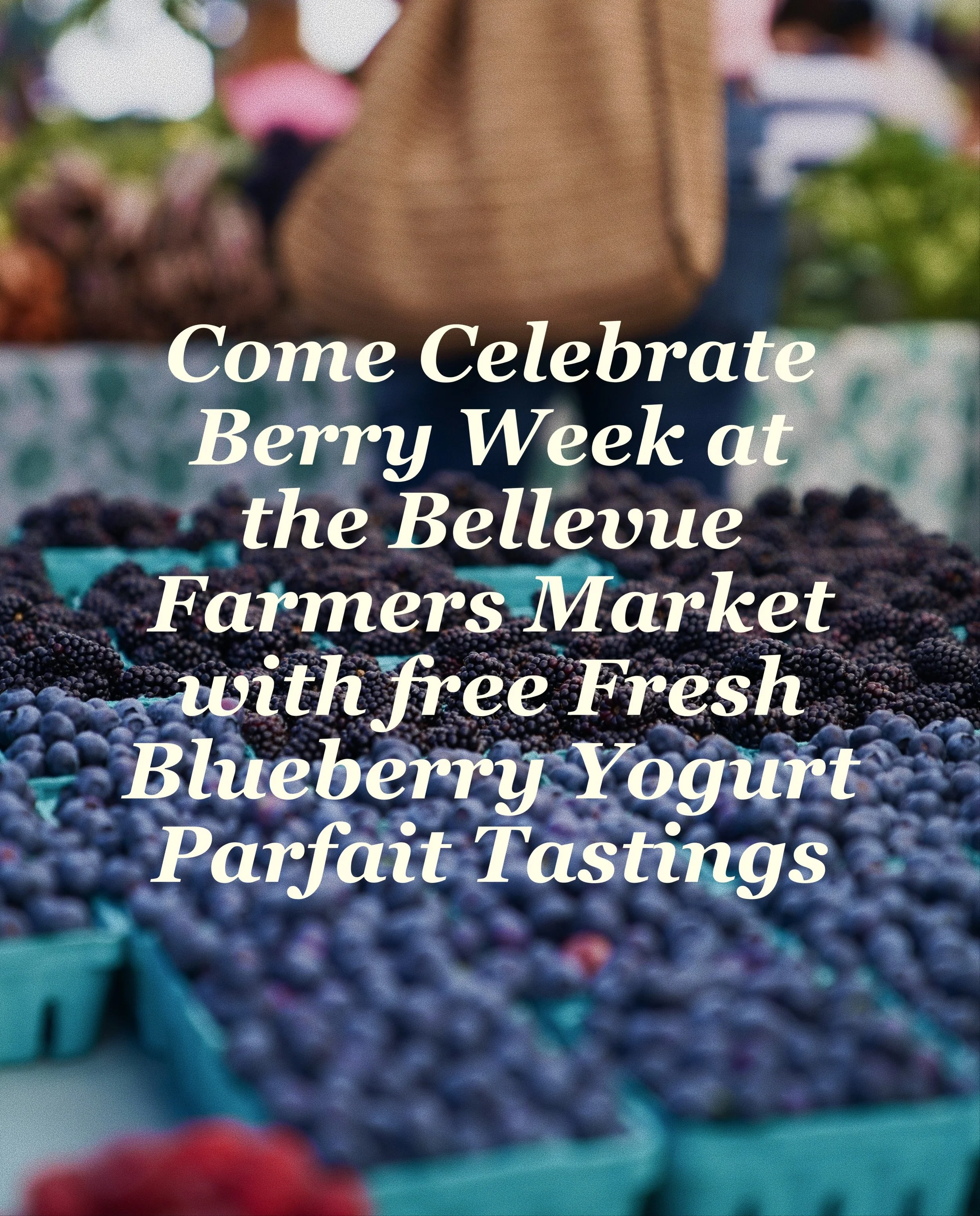 It&rsquo;s Berry Week in Bellevue! 🫐🍓☀️

Join us this Thursday for a delicious chef tasting hosted by The Gardens at Town Square as part of Visit Bellevue&rsquo;s Berry Week celebration.

Stop by for a complimentary sample of a fresh blueberry parf