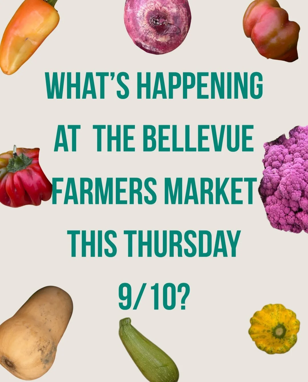 🍅 Summer harvest panzanella, live music, beautiful flowers &amp; fresh produce! The Bellevue Farmers Market has it all this Thursday! Come hungry, shop local. 🎶🌽

🗓️ 9/10 3-7p
📍 1717 Bellevue Way NE