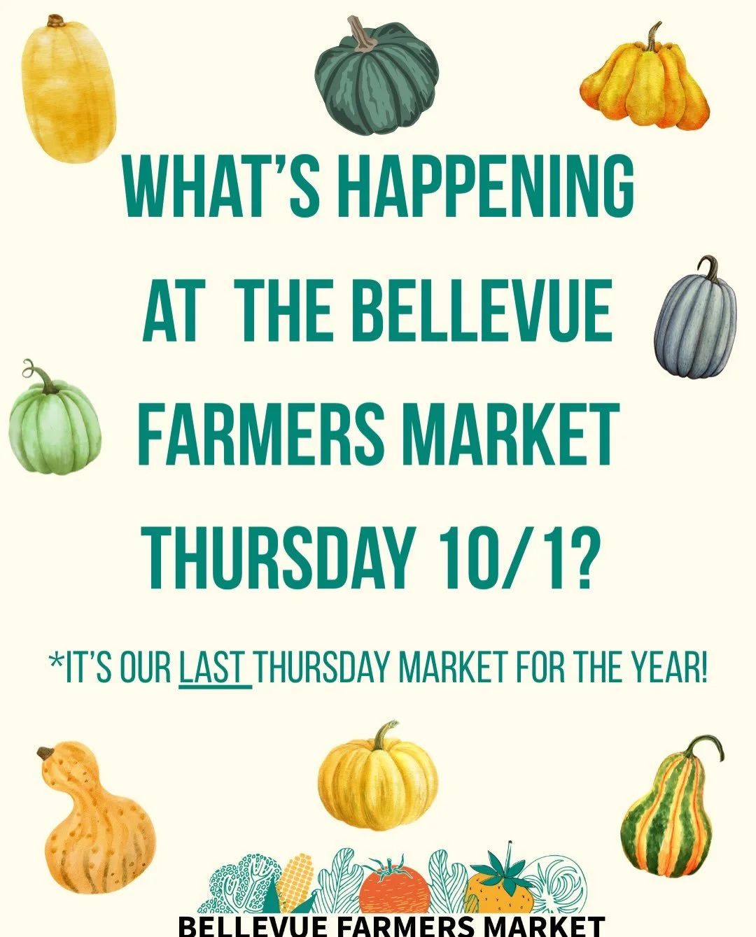 🧅🌶️ Come join us for our last Thursday market for the year and our first annual costume swap! 🌶️🧅

This summer flew by and we are firmly entering fall, this week is our last weekday market until next year and we hope to see you there! We&rsquo;ll