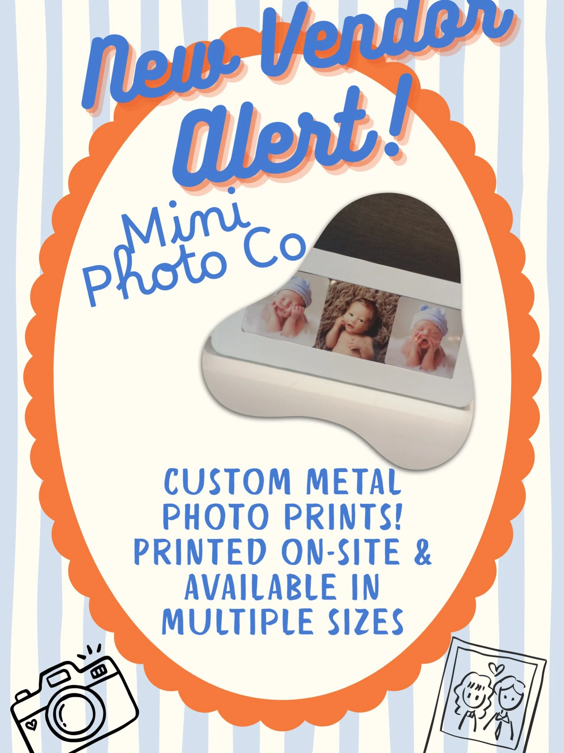📸 New vendor alert! Say hi to Mini Photo, our newest maker at the market! They print your photos right on the spot with a heat press, so you can snap a pic and walk away with a keepsake in minutes.

Dressing up for Halloween at the market? Grab a pr