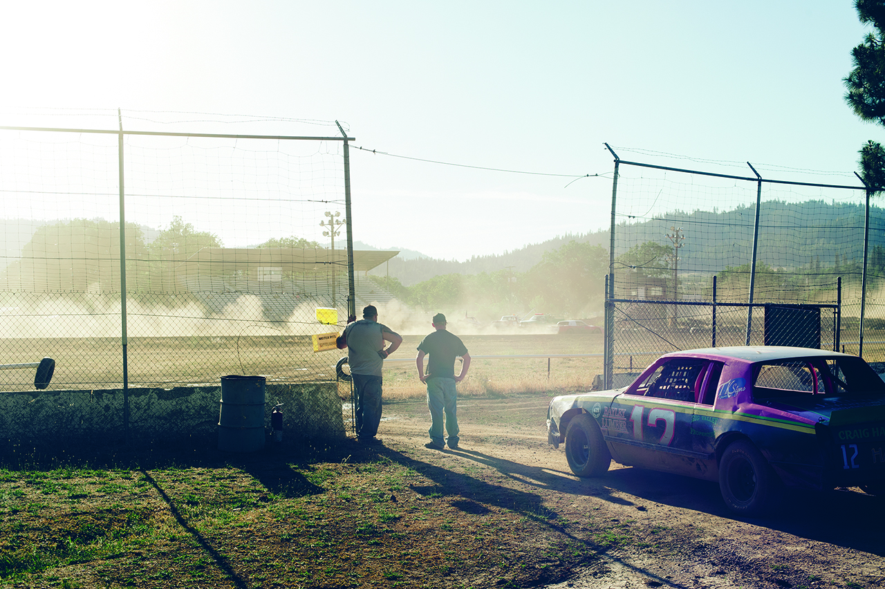 Time trials at Hayfork Speedway.