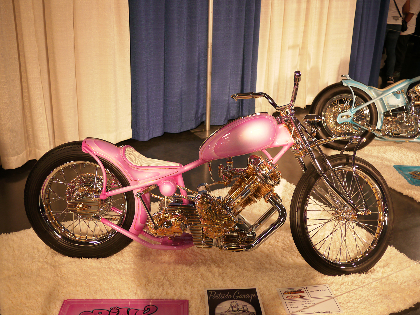  Clearly the world's champion custom Panther M-100. Is it ever ridden? &nbsp;One wonders. Mathew Ursich Is the proud owner. 