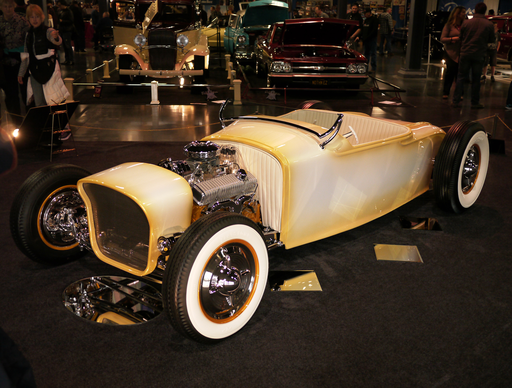  The fabulous Fools Goldster. Matt Taylor's '27 Dodge roadster. Small boys and grown men were seen gazing at it with mouths agape. 
