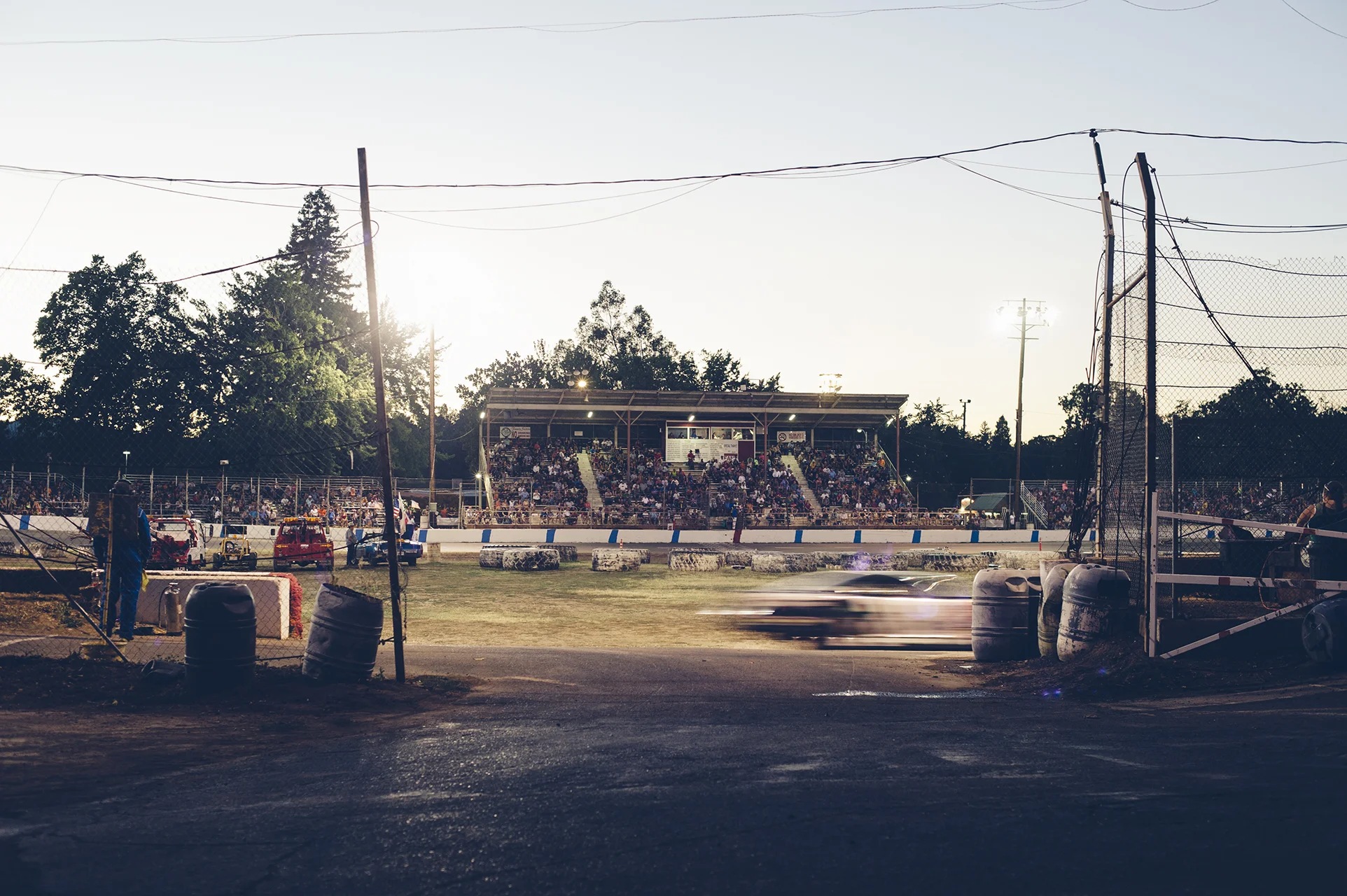 Lakeport Speedway, racing since 1948.