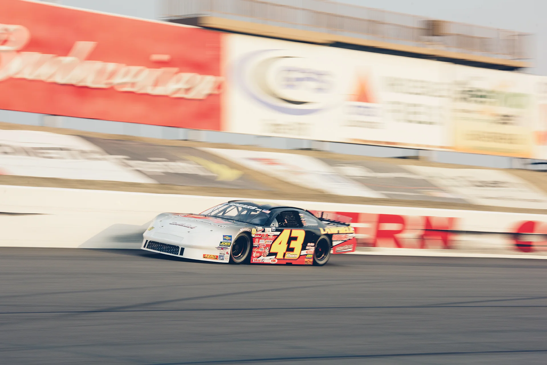 Qualifying at KCRP, Derek Thorn of Lakeport, is a NASCAR Pro Series West and Southwest Tour champion.