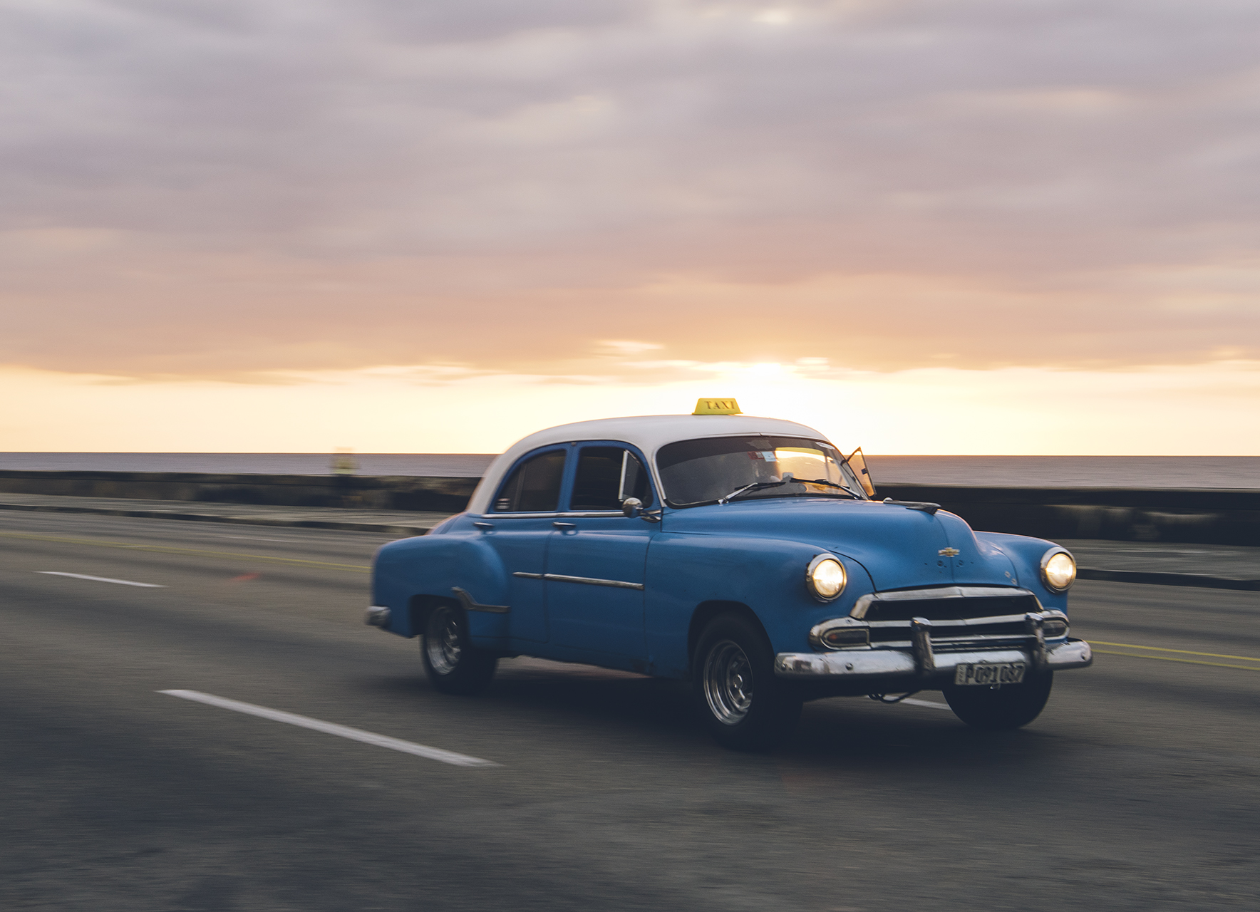 1952 Chevrolet taxi.