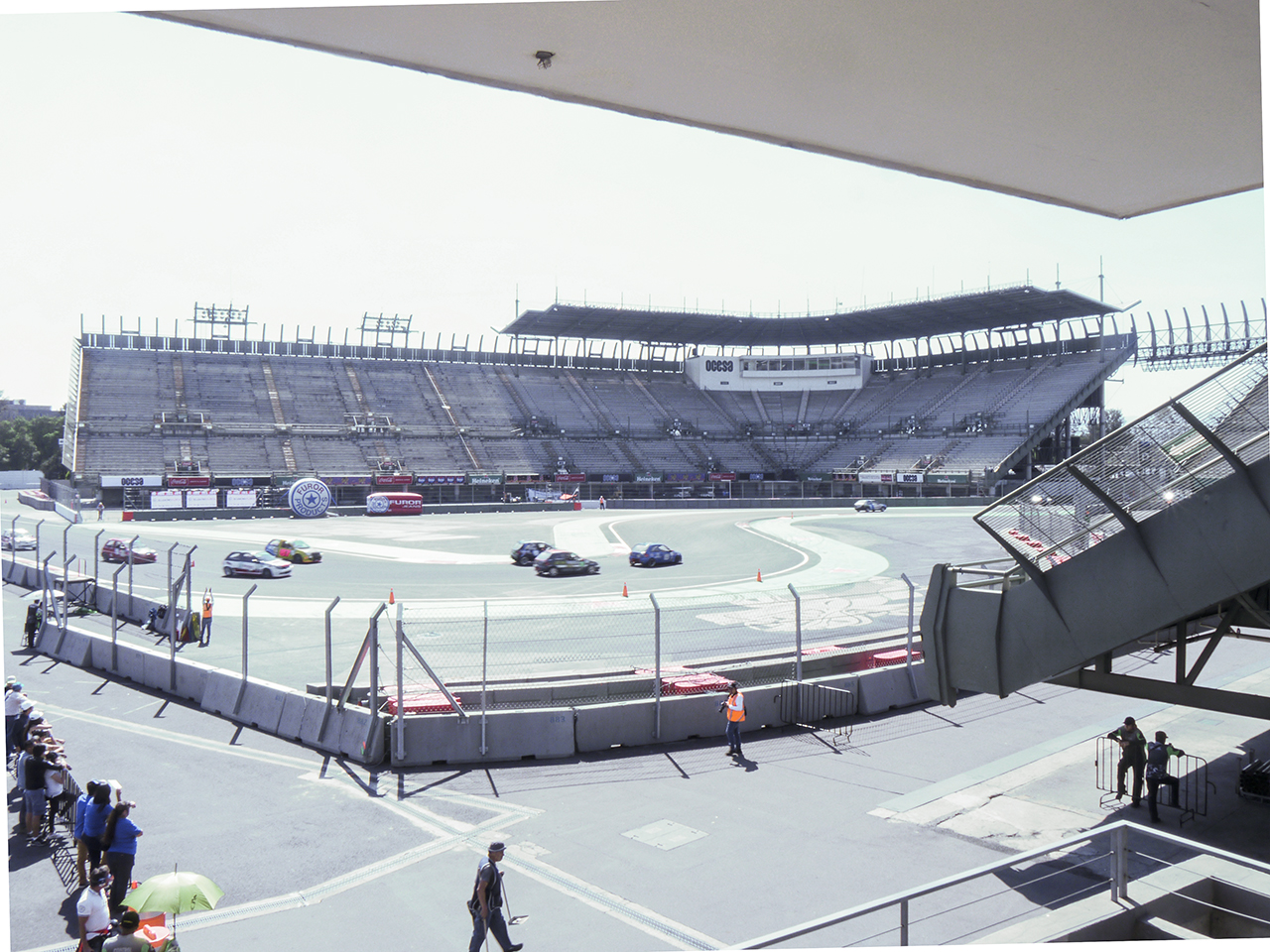 The track's newest addition was built from an old baseball stadium. The track is in a huge park that is open to the public. It is very common to see cyclists putting in laps on the weekends.